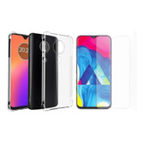 Kit Capa Tpu Anti Impacto+película Vidro P/ Moto G7/g7 Plus