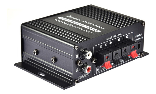 Amplificador Estéreo De 400w Dc12v Con Bluetooth Para Auto