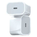 Cargador Cubo Adaptador Tipo C 20w Usb Para iPhone