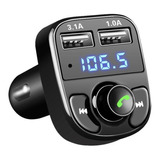 Transmisor Bluetooth Fm Audio Auto Carro Manos Libres Usb