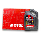 Aceite 10w40 Motul 6100 X 4 Bidones 16 Litros Caja Cerrada 