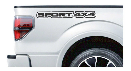 Calcas Sticker Sport 4x4 Bisel Batea + Regalo Tapa Pick Up 