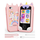 Kids Smart Phone, Unicorn Toys For Girls Ages 3-8 Years O...