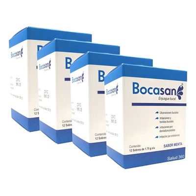 Enjuague Bucal Antiséptico En Polvo Bocasan 24 Sobres | Envío gratis