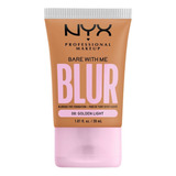 Base De Maquillaje Nyx Pm Makeup Bare With Me Blur Tint Tono Golden Light