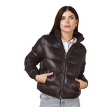 Campera Puffer Mujer Ultra Ligera Con Puños Pixxel 