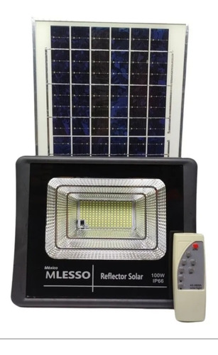Reflector Solar 100w Ip66-6500k Luz Fría 30000 Hrs Exterior 