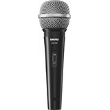 Microfone De Mão Multifuncional Com Fio Sv100 Preto Shure