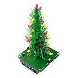 Kit Didactico De Electrónica Arbol Navidad Leds Multicolor