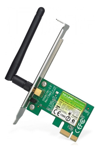 Adaptador Tp-link Tl-wn781nd Pci-e 150mbps Com Antena Wi-fi