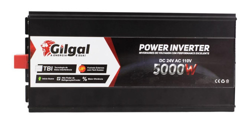 Inversor 5000w 12v 220v Gilgal Para Ar 12000 Btus