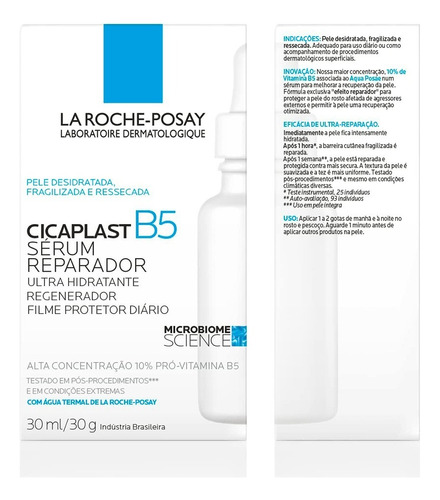 Cicaplast B5 Sérum 30ml La Roche-posay Dia/noite