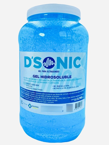 Gel Conductor Ultrasonido Electroestimulador Premium Dsonic