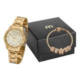 Kit Relógio Mondaine Feminino + Semijóia 99540lpmvda2