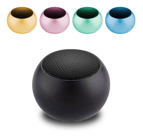 Caixinha De Som Colorida Pequena Redonda Mini Speaker 3w Usb