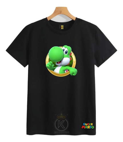 Polera Yoshi - Super Mario Bros - Dinosaurio - Estampaking