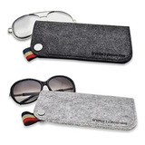 Estuche De Fieltro Para Gafas 2 Pcs, Portátil Y Suave, Para 