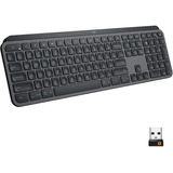 Teclado Logitech Mx Conexion Usb-c/bluetooth -negro Color Del Teclado Negro Idioma Inglés Us