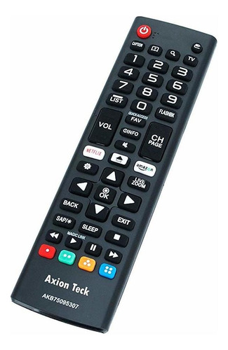 Reemplazo LG Akb75095307 4k Uhd Smart Tv Control Remoto.