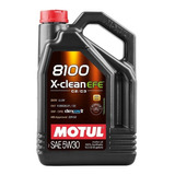 Aceite Motul 8100 X-clean 5w30 X 5 Lts Sintético 100%