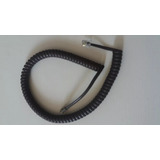 100un Cabo Telefone Monofone Espiral Rj 3mts Marrom