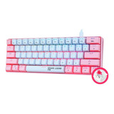 Teclado Hype Legend Rebel 60% Pinku Outemu Red Rgb