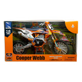 New Ray 1:12 Moto Deportiva Cross Ktm Cooper Web Naranja 