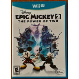 Jogo Epic Mickey 2 The Power Of Two Wii U