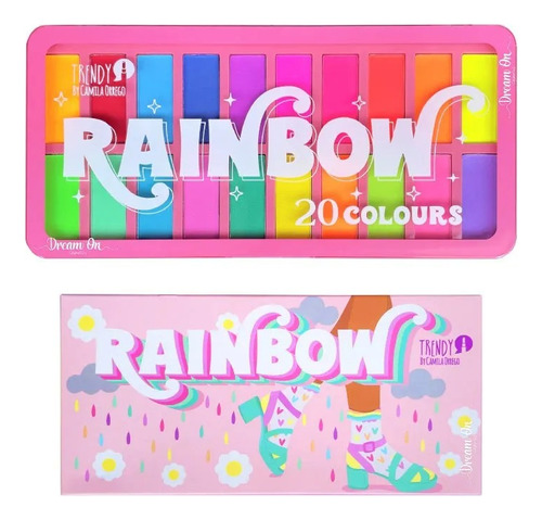 Sombras Neon Rainbow Profesiona - g a $1004