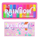 Sombras Neon Rainbow Profesiona - g a $1096