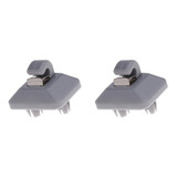 2x Soporte Gancho Visera Parasol Audi A1 A3 A4 A5 Q3 Q5 Gris