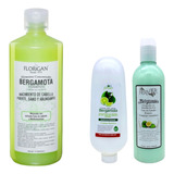 Shampoo Bergamota Florigan® 1lt + Acondicionador Y Crema