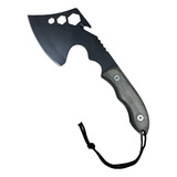 Hacha Supervivencia Cuchillo Defensa Personal Cuchillo Caza Color Negro - Gris