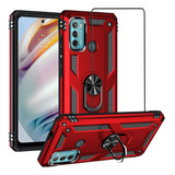 Funda Protectora Para Motorola G60s + Mica Cristal 21d