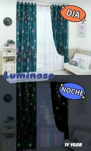 Bellas Y Hermosas Cortinas Luminosas. 230x150 Cada Paño.