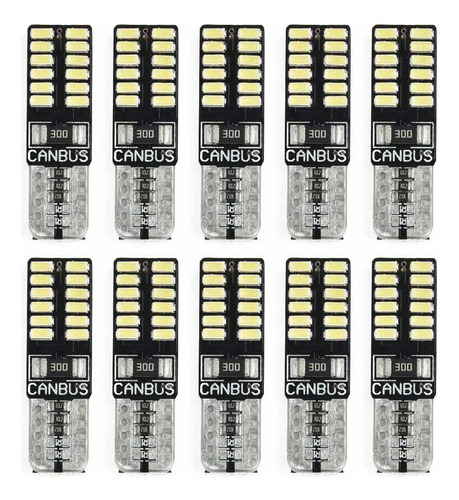 10 Led T10, Cocuyos Canbus Alta Intensidad Carro/moto 10unds