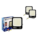 Reflector Led 150w/1500w Ip65 Exteriores 16500lm 2 Piezas