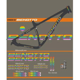 Calcomania Bicicleta Benotto 1 Tornasol Sticker Pegatina