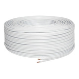 Cable Dúplex Voltmex Pot18 1x2.5mm² Blanco X 100m En Rollo