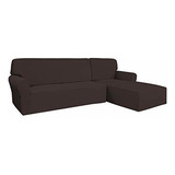 Funda De Sofa Easy-going Elastica En Forma De L De 2 Piezas