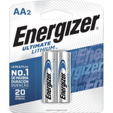 Kit 1x Pilha Lítio Energizer Ultimate  Aa - C/2 Pilhas