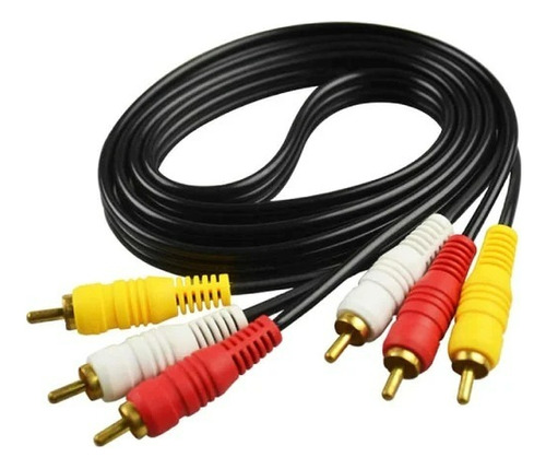 Cable Av Audio Video Rca 3 Mts 