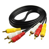 Cable Av Audio Video Rca 3 Mts 