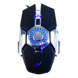 Mouse Gaming Liviano Con Cooler Luz Led 8000dpi Tut