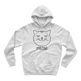 Buzo Hoodie Chompa Estampado Personalizado - Meow - Gato