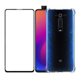 Capa Anti Impacto P/ Xiaomi Mi 9t K20 / Pro + Peli Vidro 3d