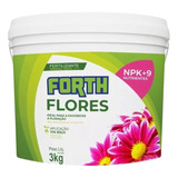 Fertilizante Flores Forth 3kg Npk+9 Floração Jardineira Flor