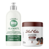 Kit Mel Cola 500g + Creme De Pentear Uti Bio Glamour 300ml