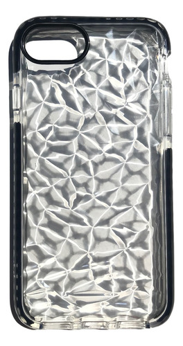 Funda Tpu Diamantes Evo Tech Gem Transparente Para iPhone