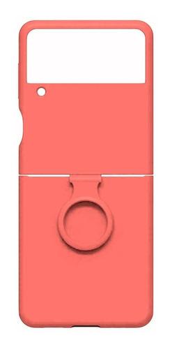 Estuche Silicone Case Con Anillo Compatible Samsung Z Flip 4